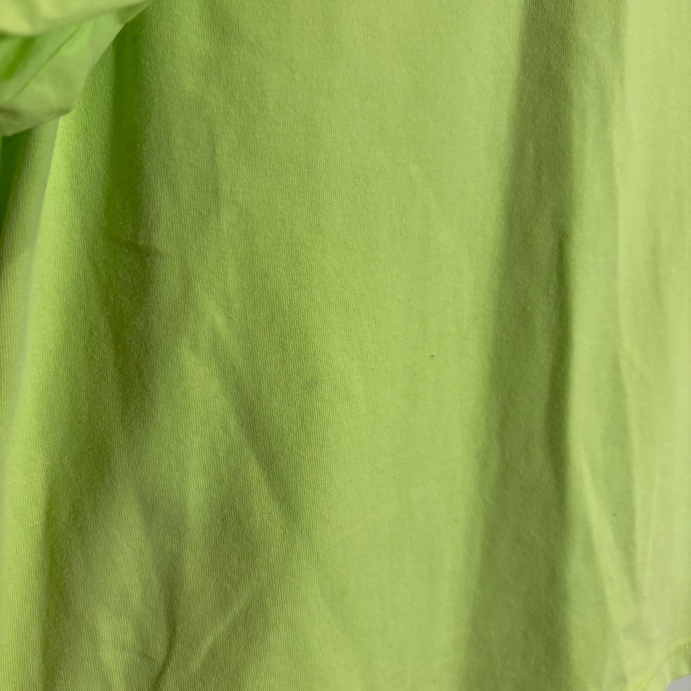 LOVE THE LABEL Lali Tee Shirt Puff Sleeve In Lime Size Small - Picture 6 of 7